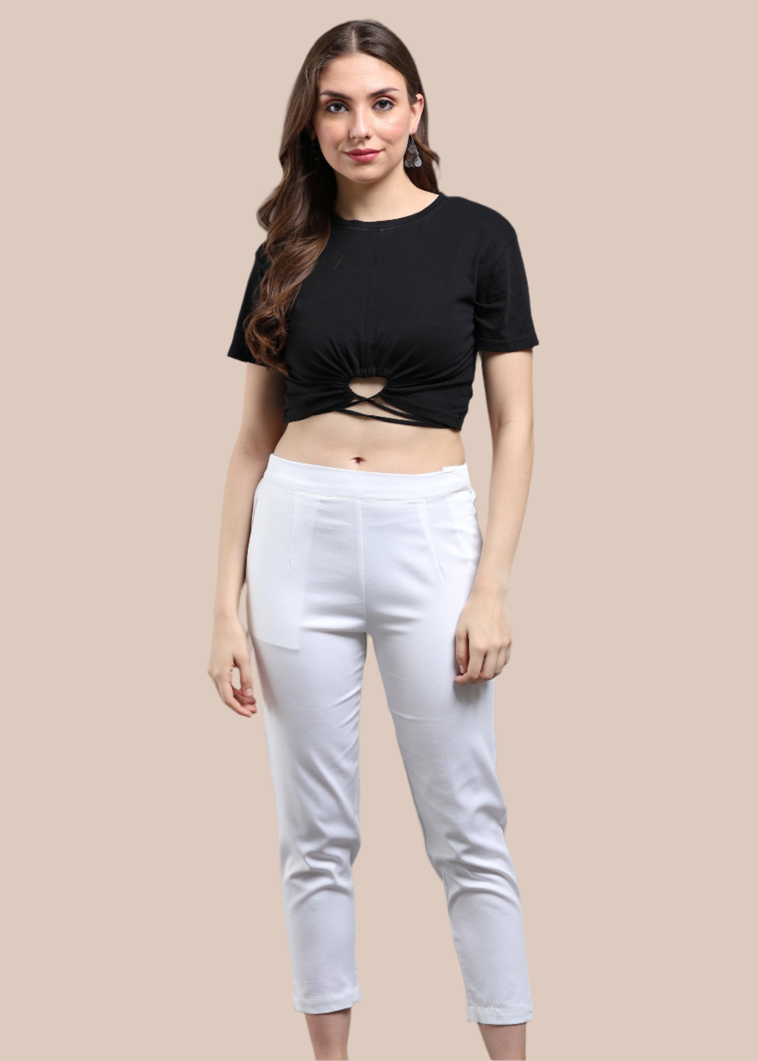 Aveva Satin Pencil Pant