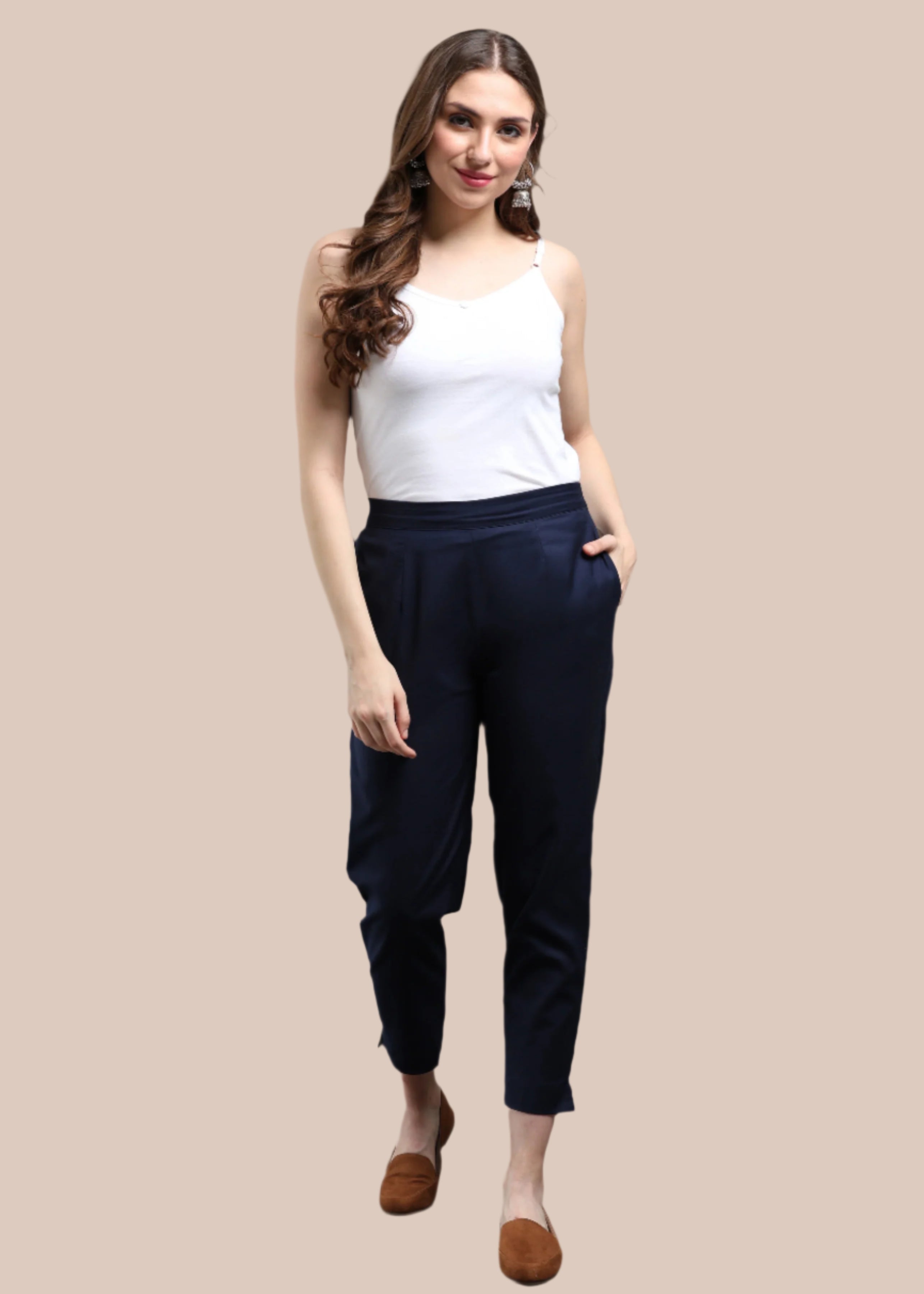 Swiss Linen Pencil Pant
