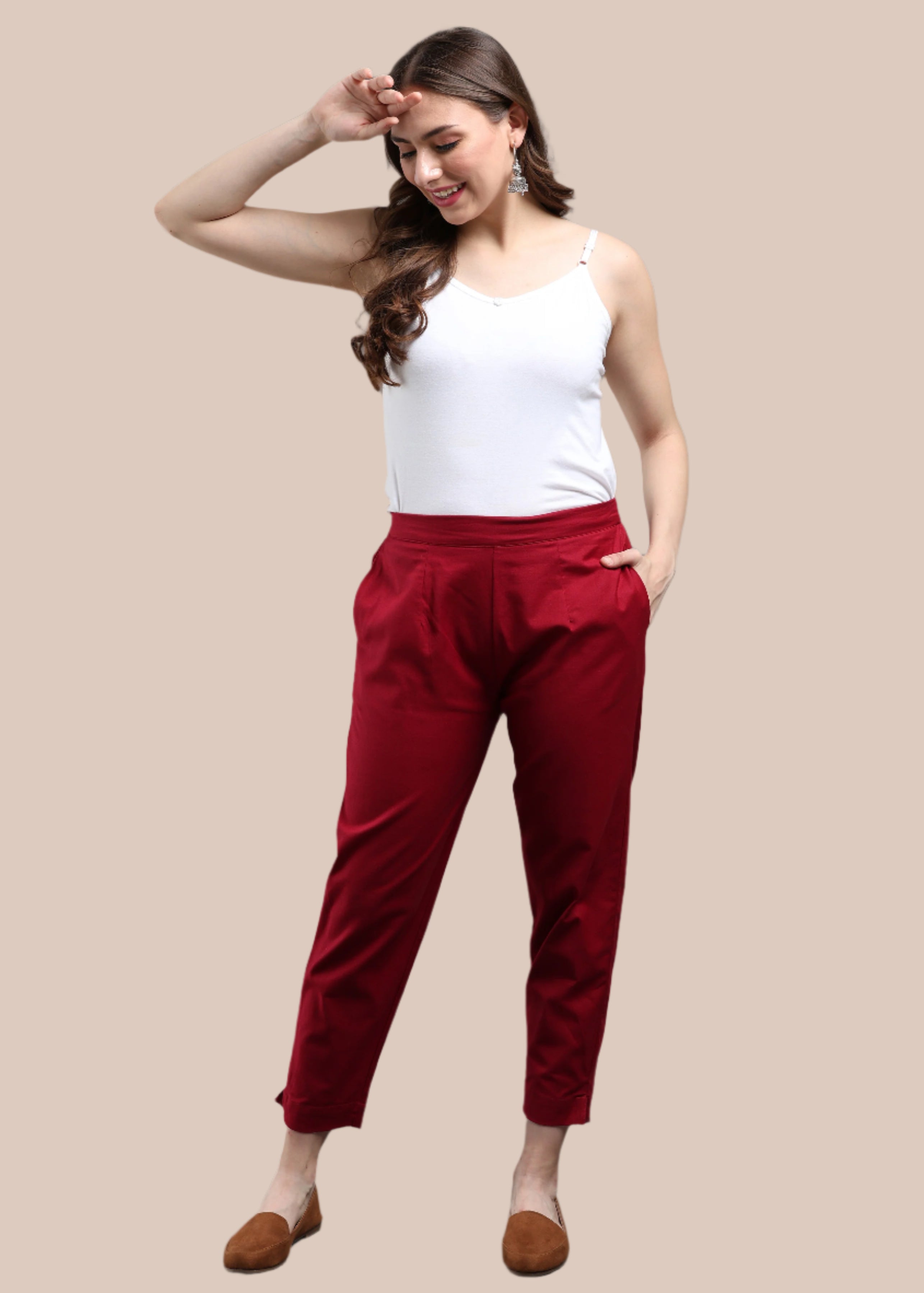 Swiss Linen Pencil Pant