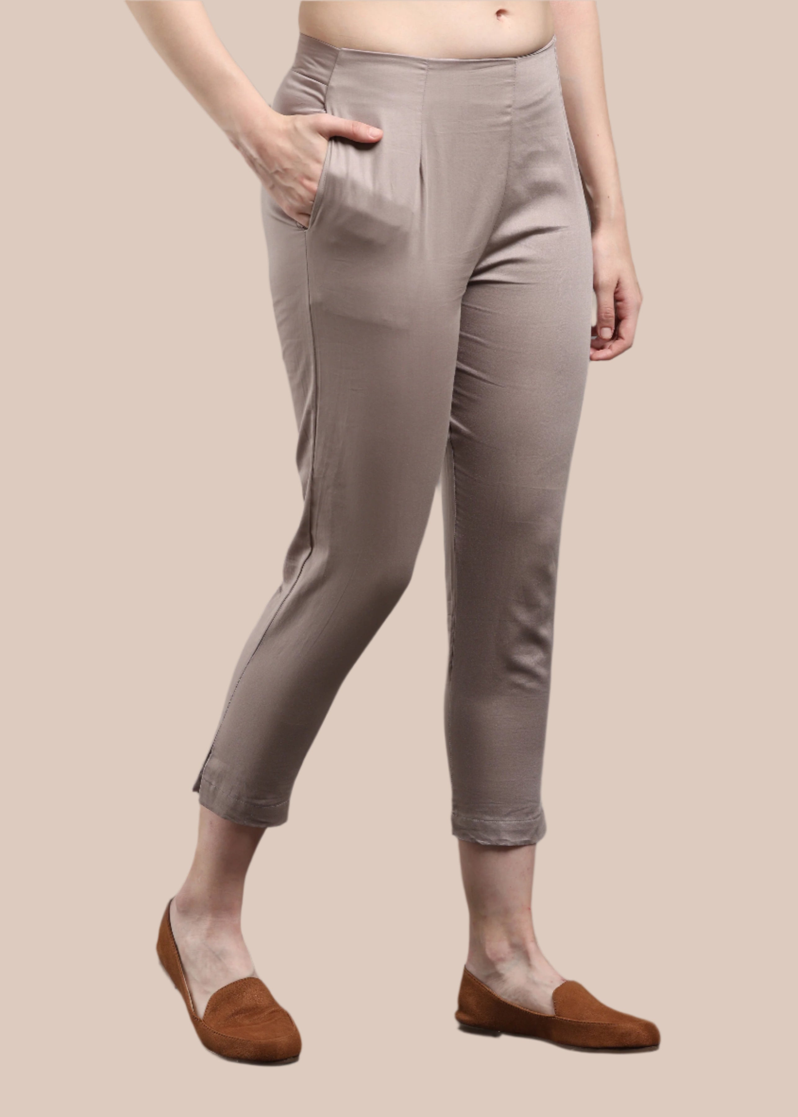 Giza Satin Pencil Pant