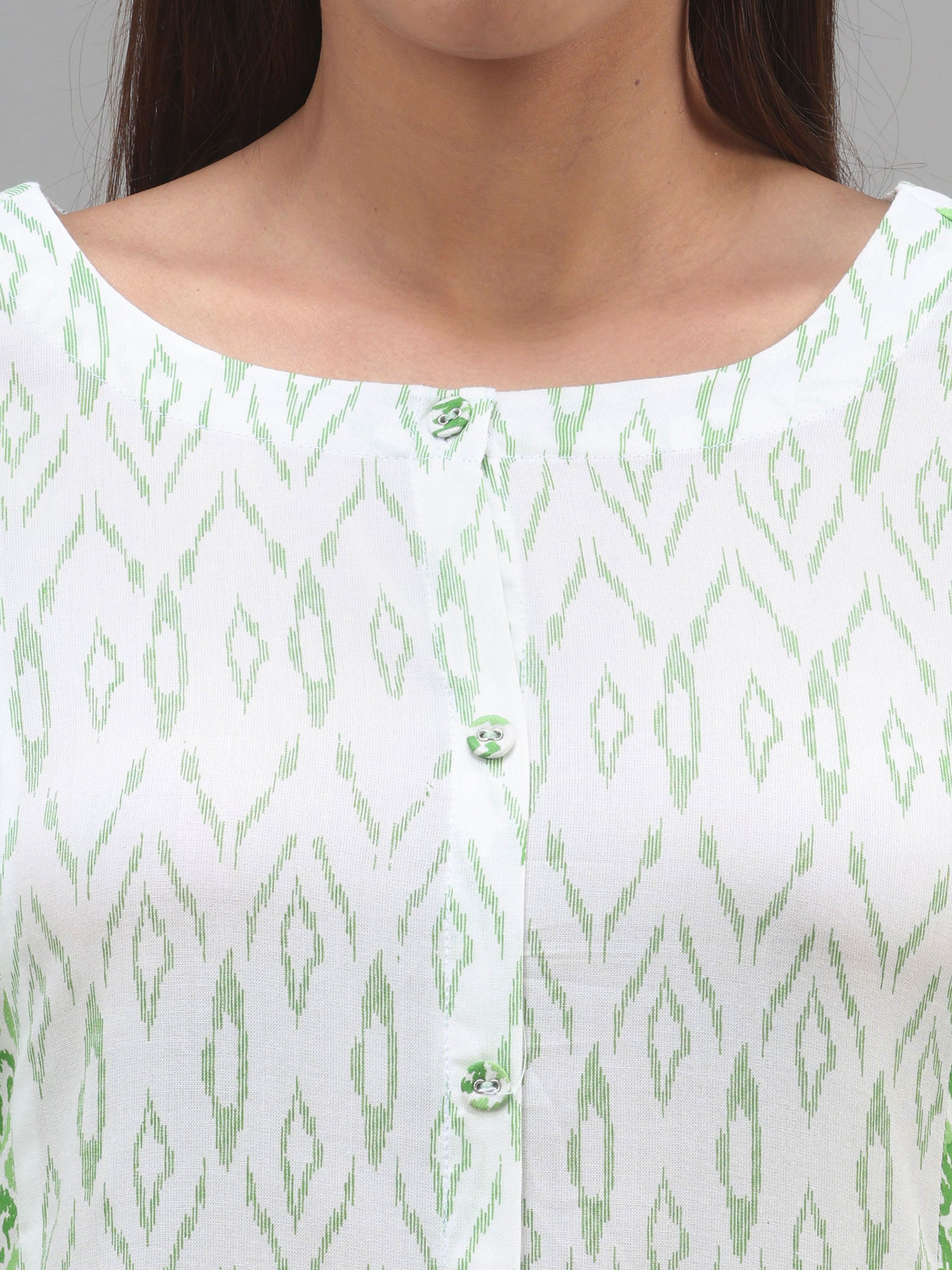 Multi Colour Viscose Printed Kurti