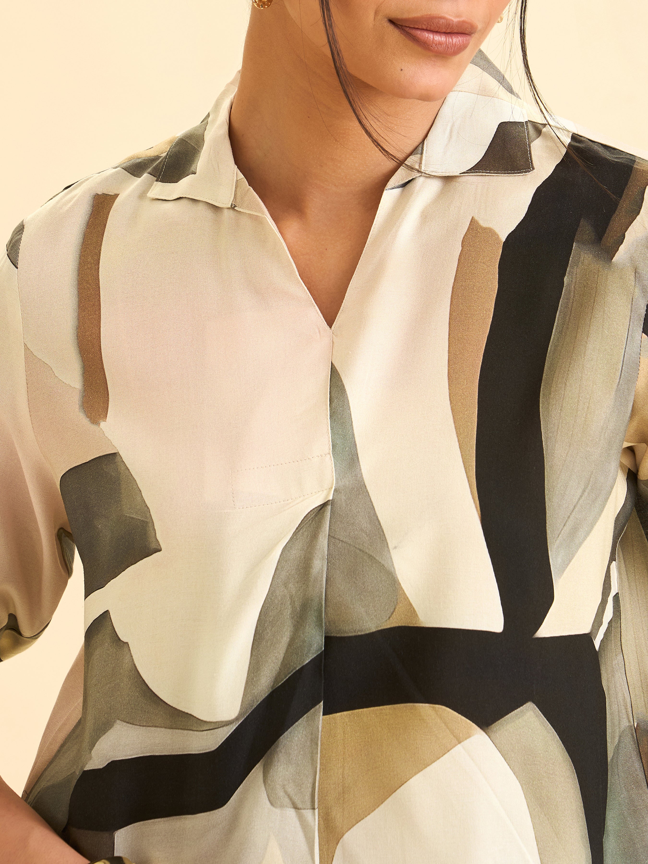 Multi Colour Viscose Printed Tunic With Parallel pant