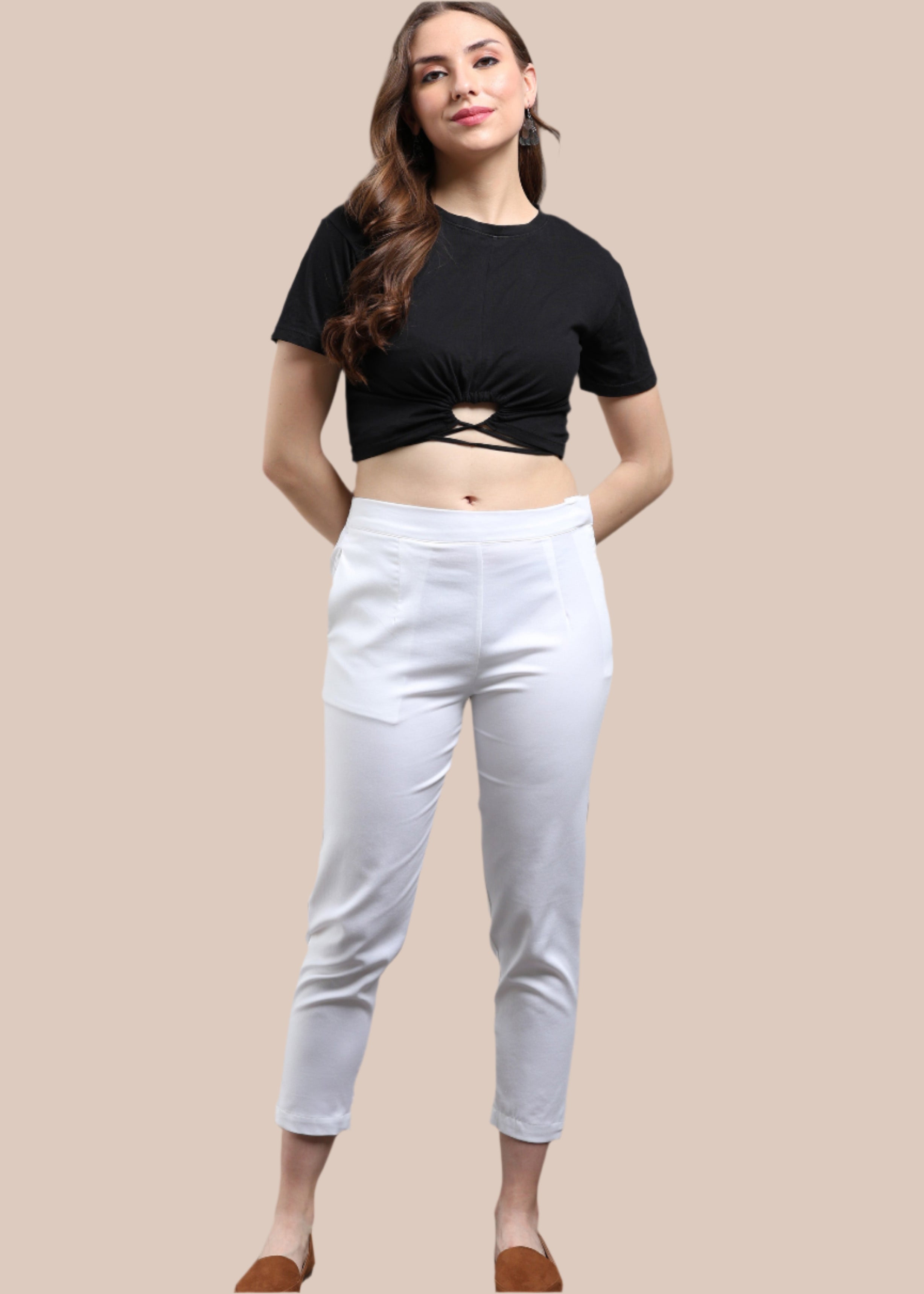 Aveva Satin Pencil Pant