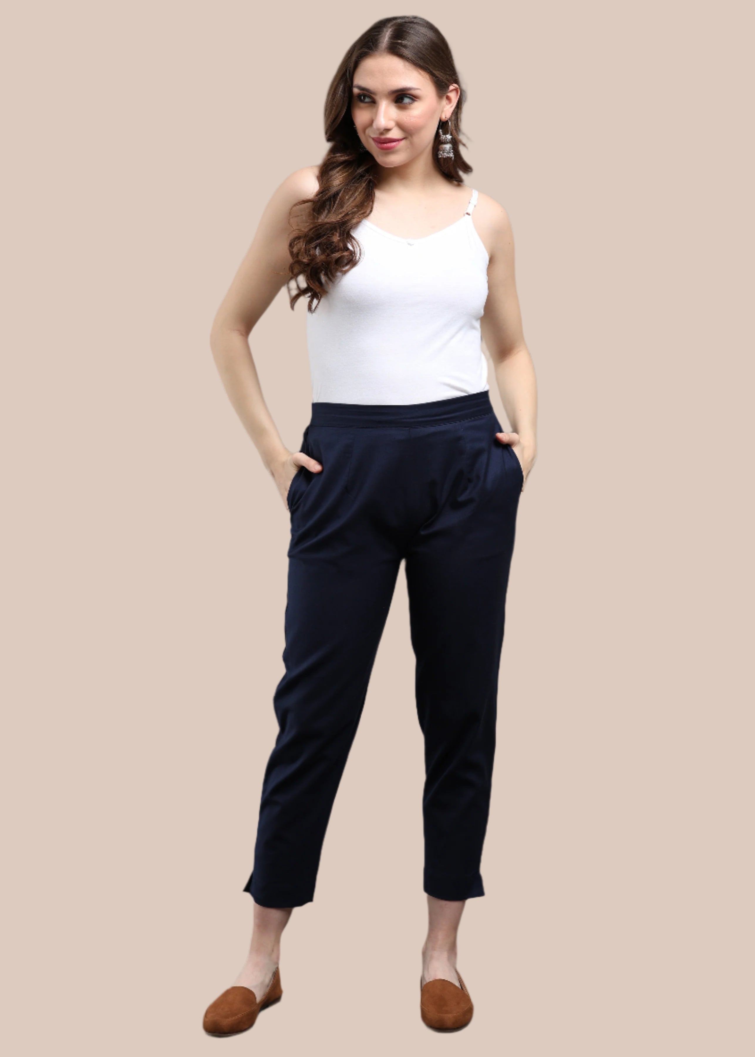 Swiss Linen Pencil Pant