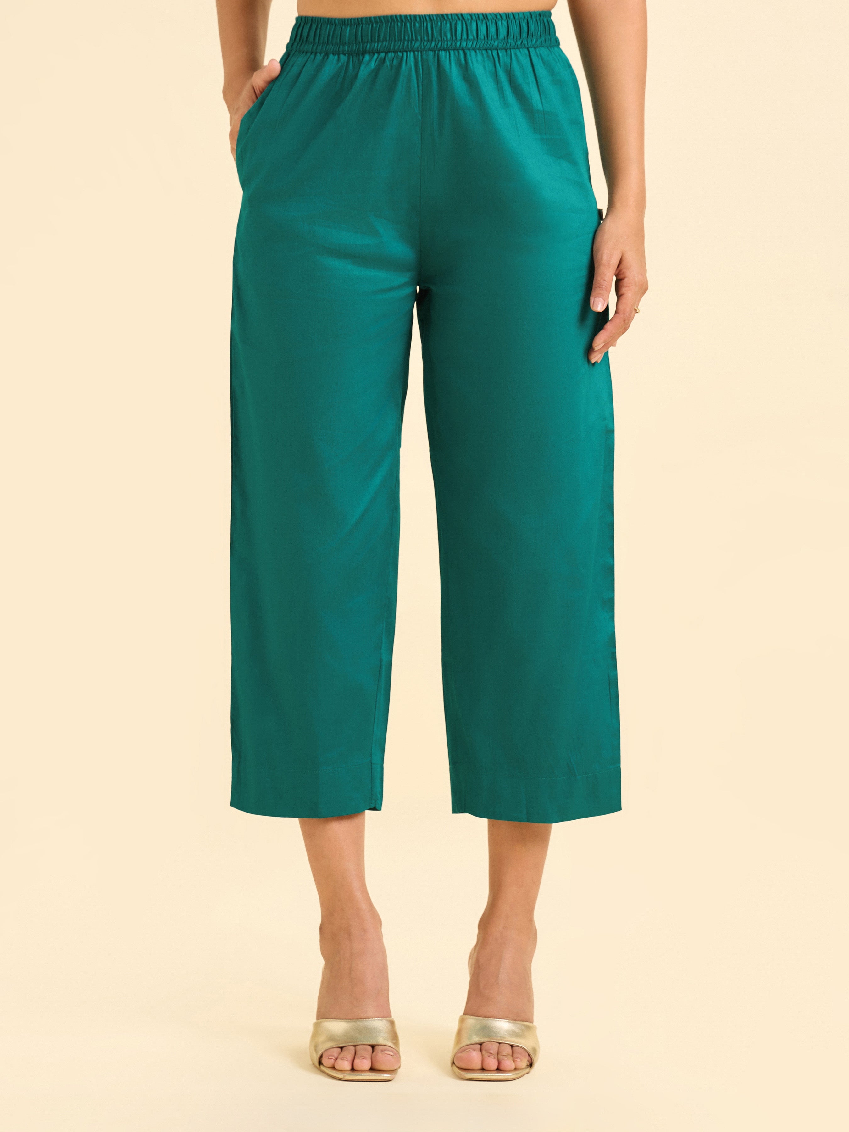 Red Modal Chanderi Kali Cut Kurti Set With Embroidery Sequins Work