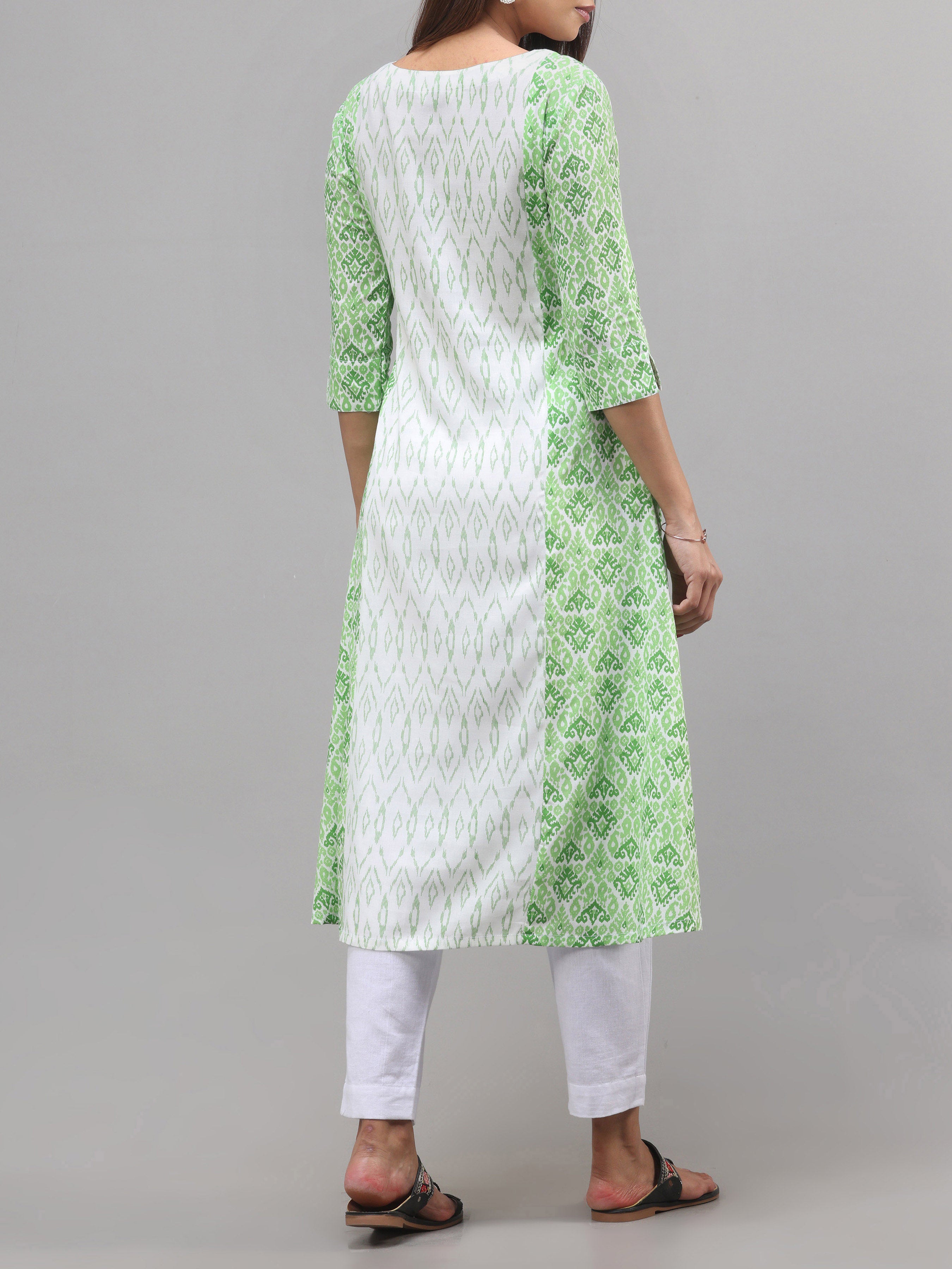 Multi Colour Viscose Printed Kurti