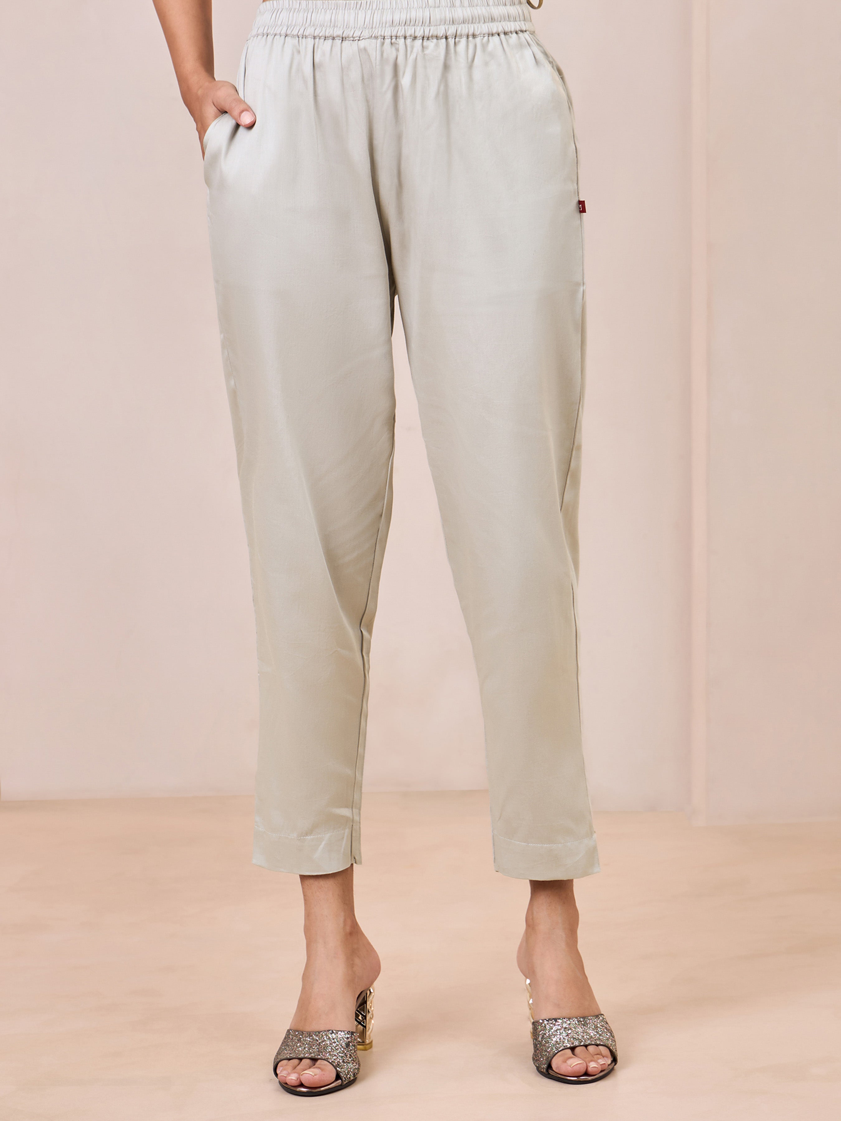 Navy Blue Viscose Plain Kurti Set & Dupatta With Hand Work Embroidery