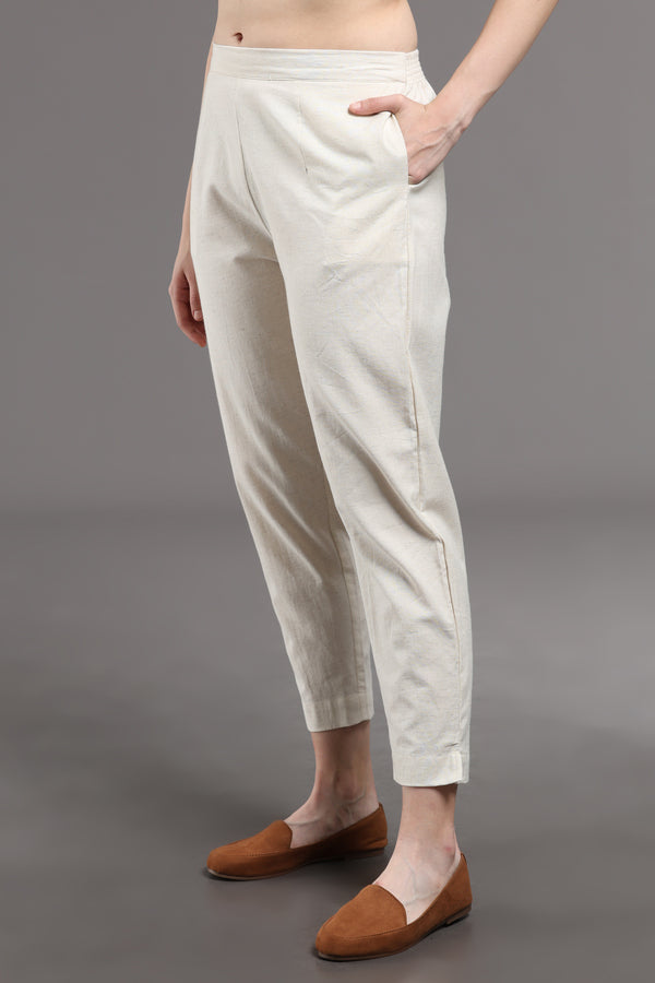 Cotton Flax Pencil pant