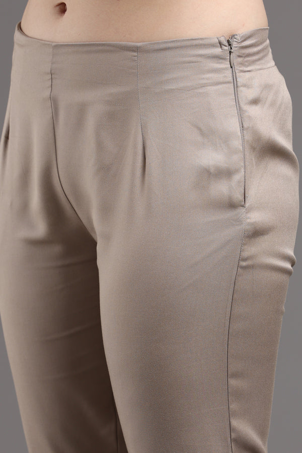 Cotton Giza Satin Pencil Pant
