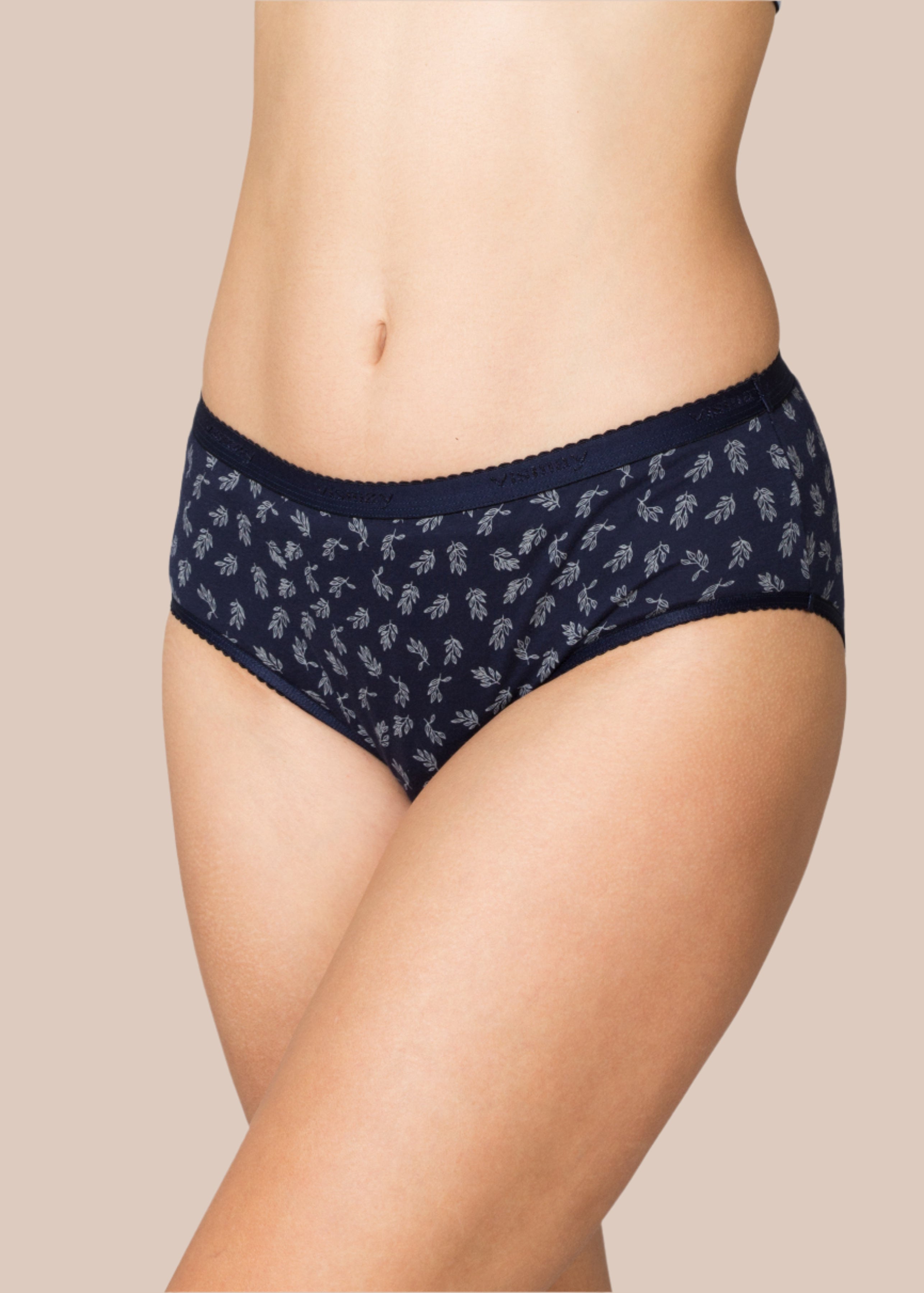 KAYLE: Printed Outer Elastic Hipster Panty