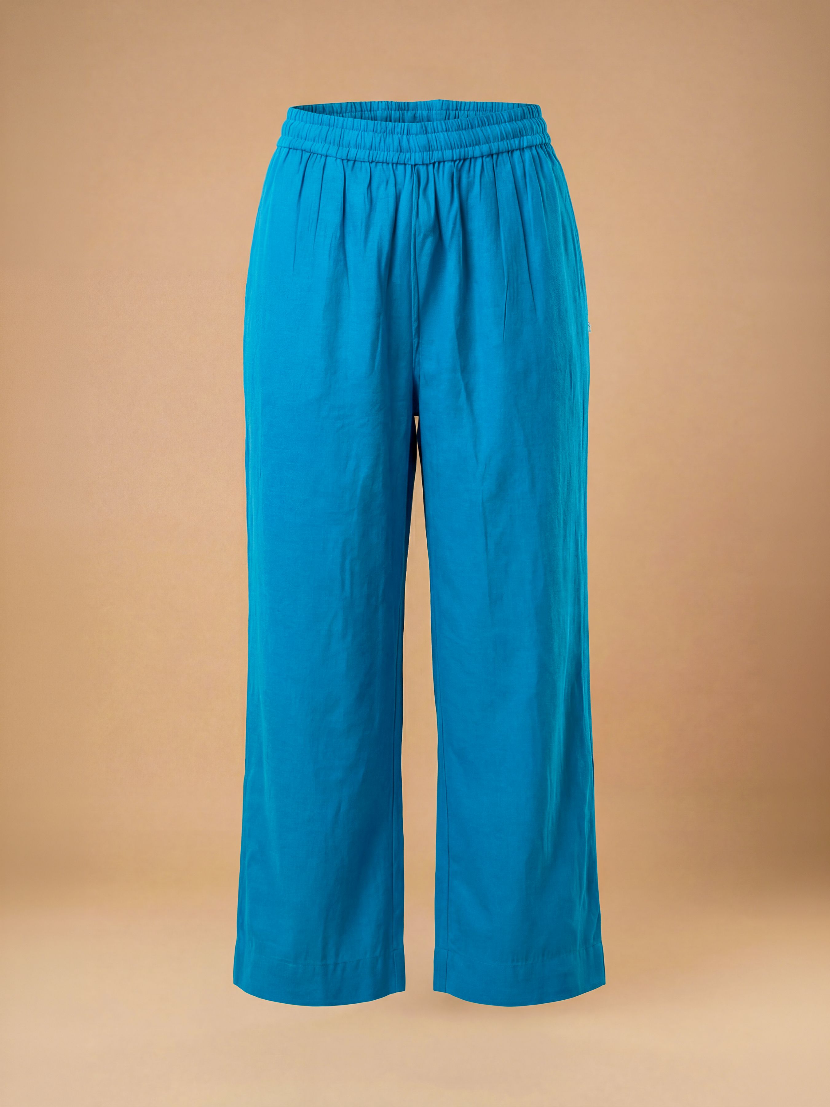 Ivory Multi Colour Viscose Blend Slitted Kurti Set With Embroidery Mirror Work