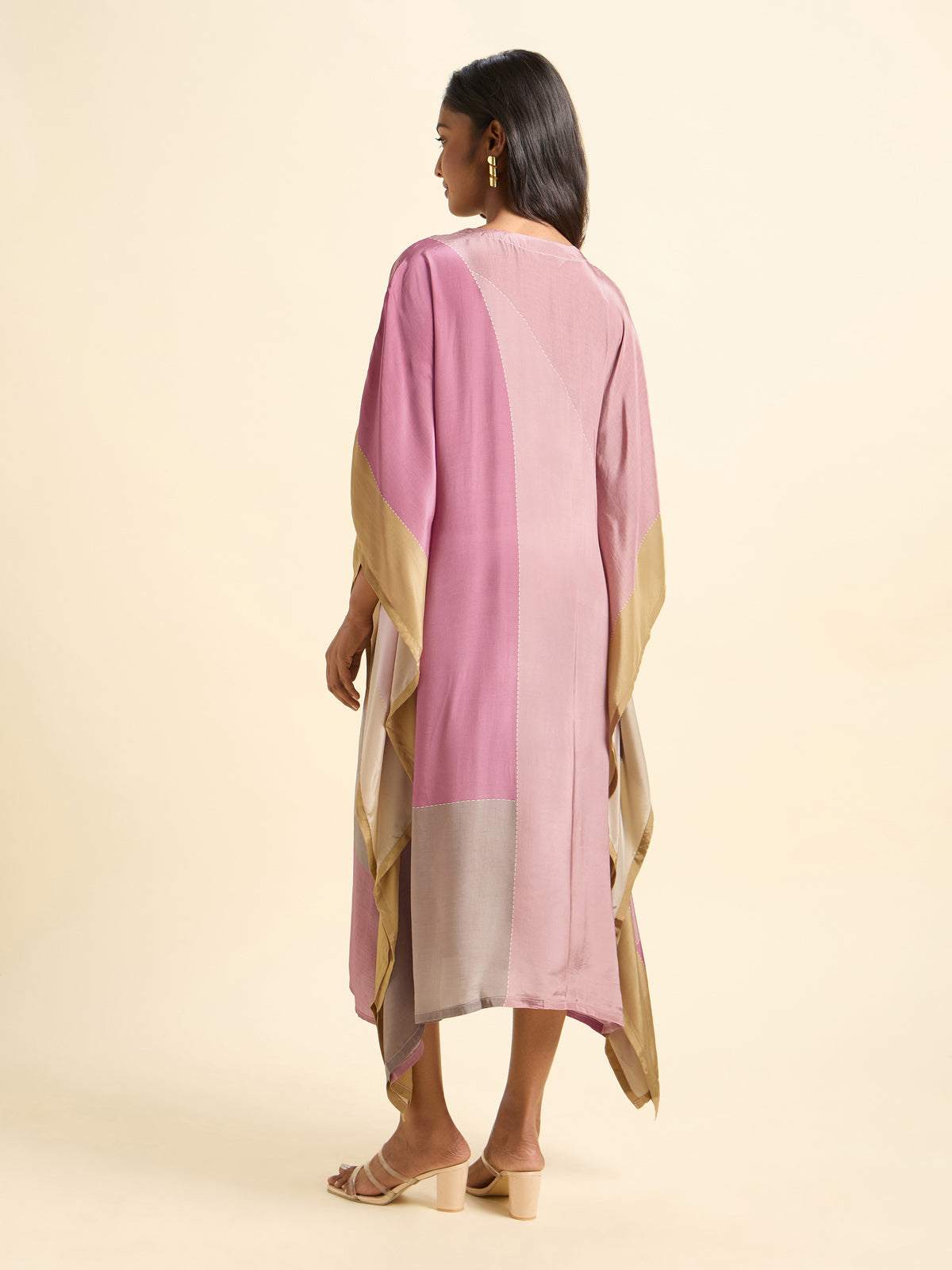 Multi Colour Crepe Kaftan