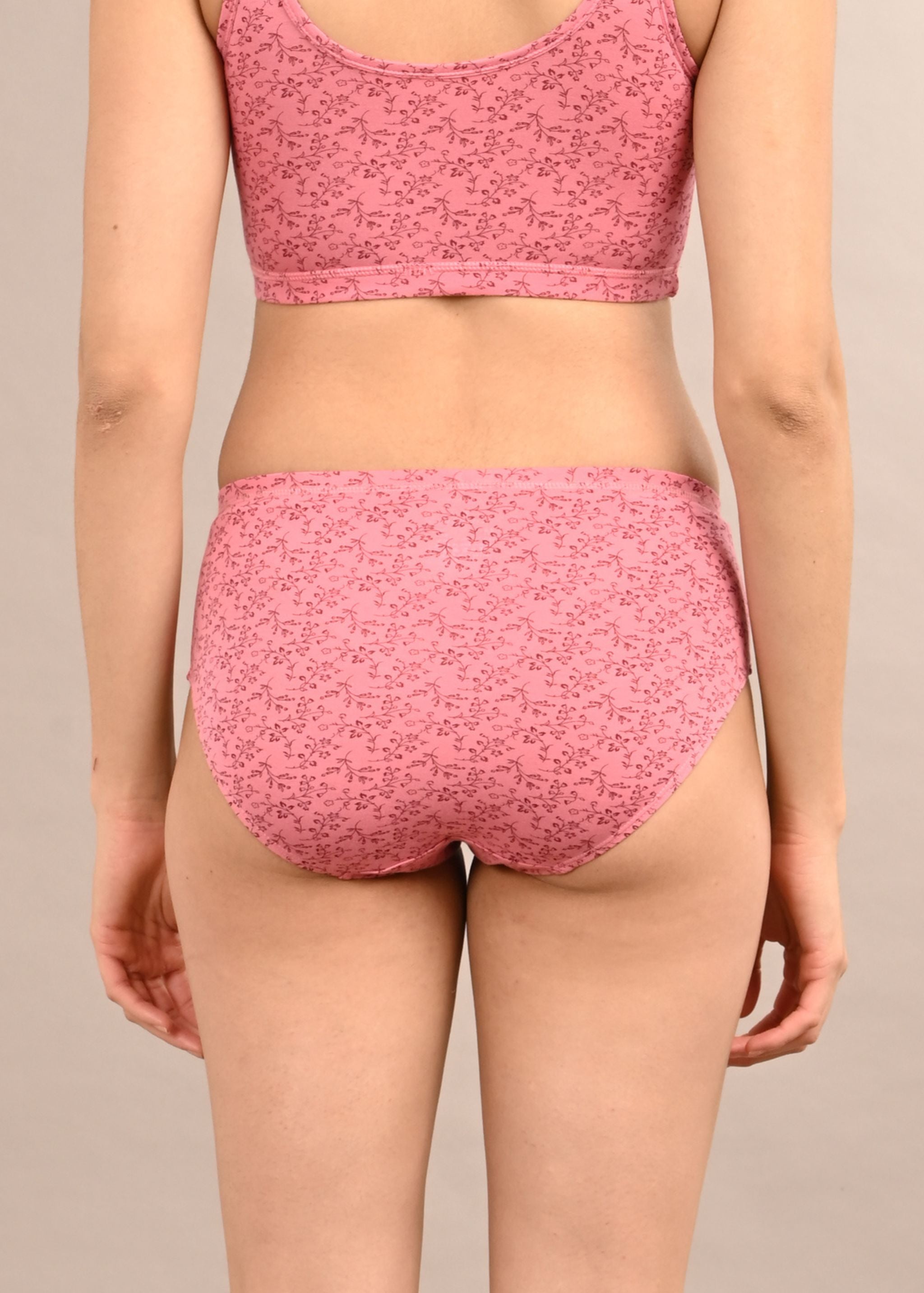 JULIA :Inner Elastic Comfy Forward Printed Panty