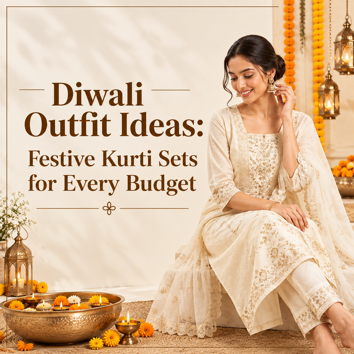 Diwali Outfit Ideas: Festive Kurti Sets for Every Budget