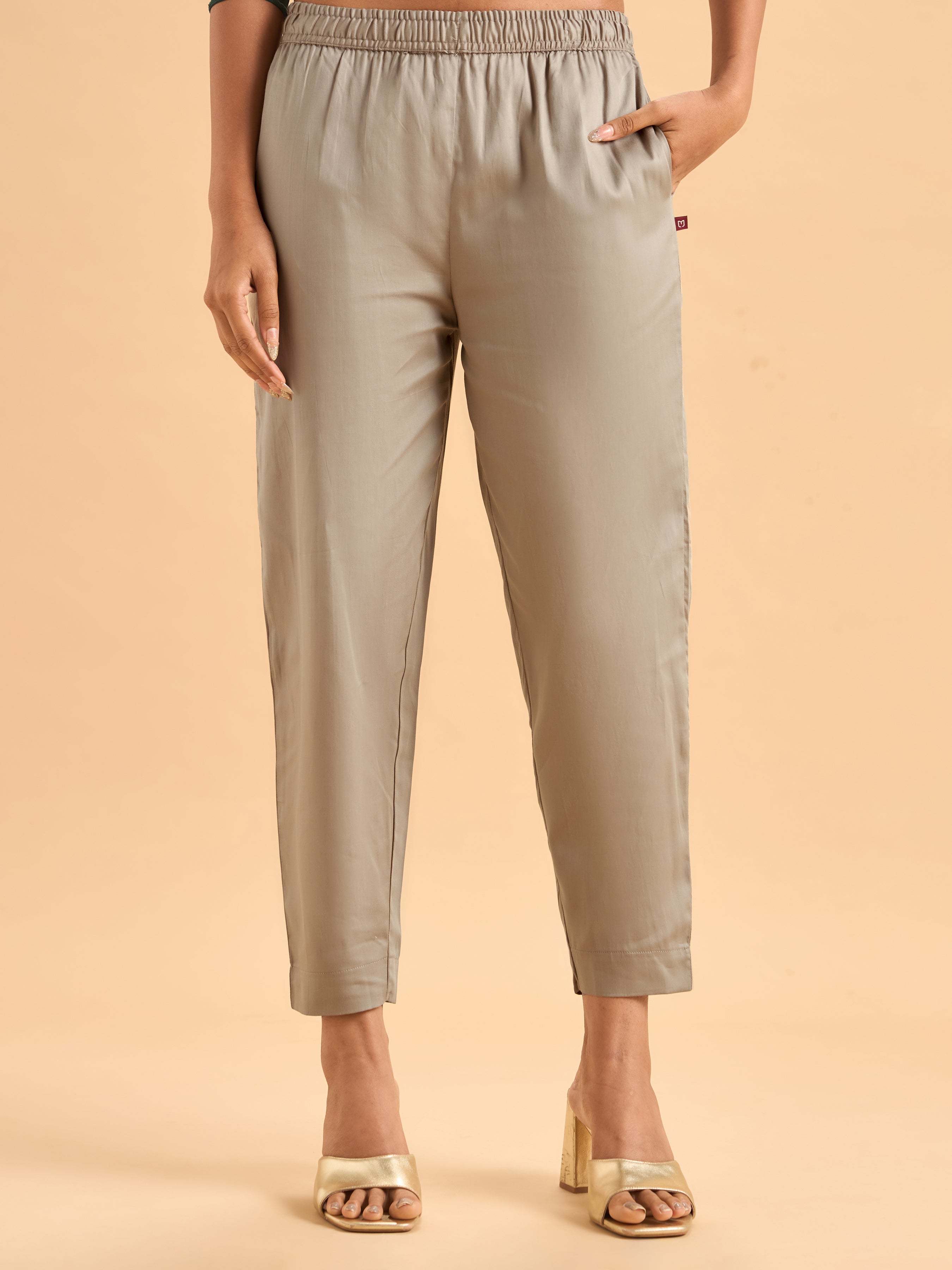 Women Wearing Bottle Green Viscose Blend Kurti Set With Dupatta And Handwork Embroidery