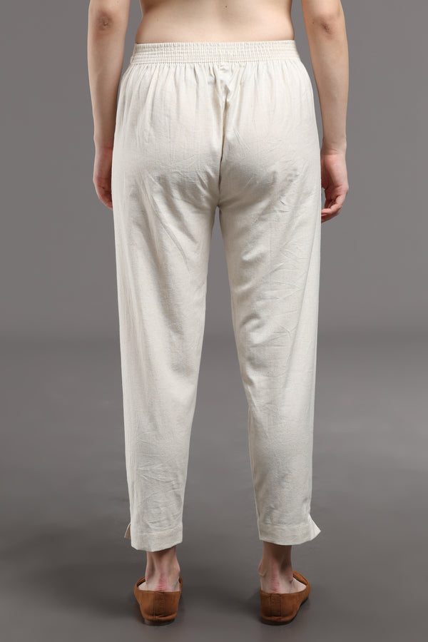 Cotton Flax Pencil pant