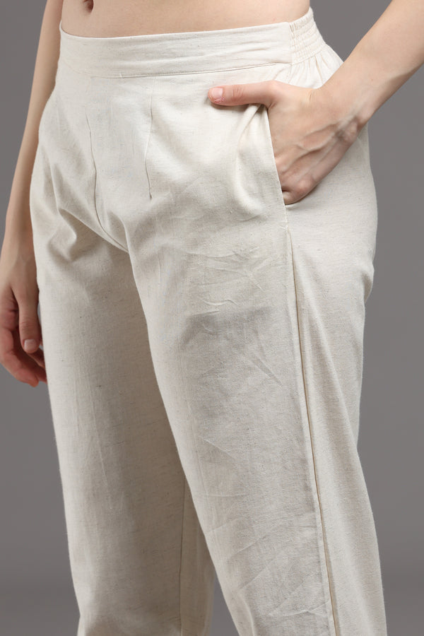 Cotton Flax Pencil pant