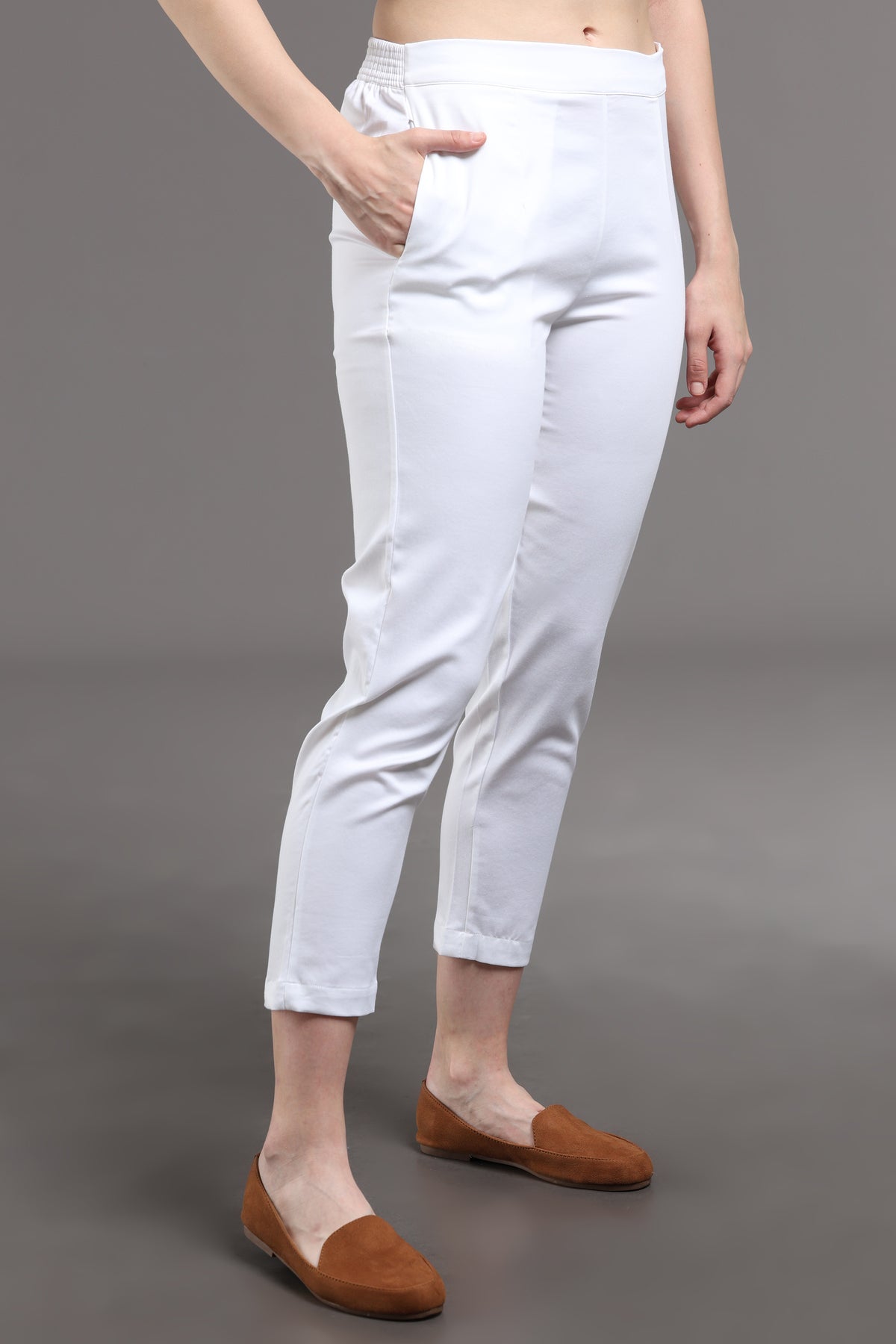 Cotton Elastine Pencil Pant