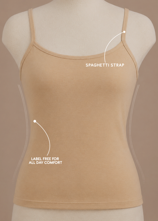 DELIGHT: Spaghetti Adjustable Strap Camisole