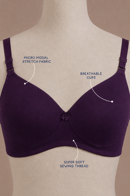 EZA :Padded Printed Bra
