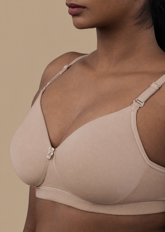 IRIN-Padded Bra With Transprent Strap