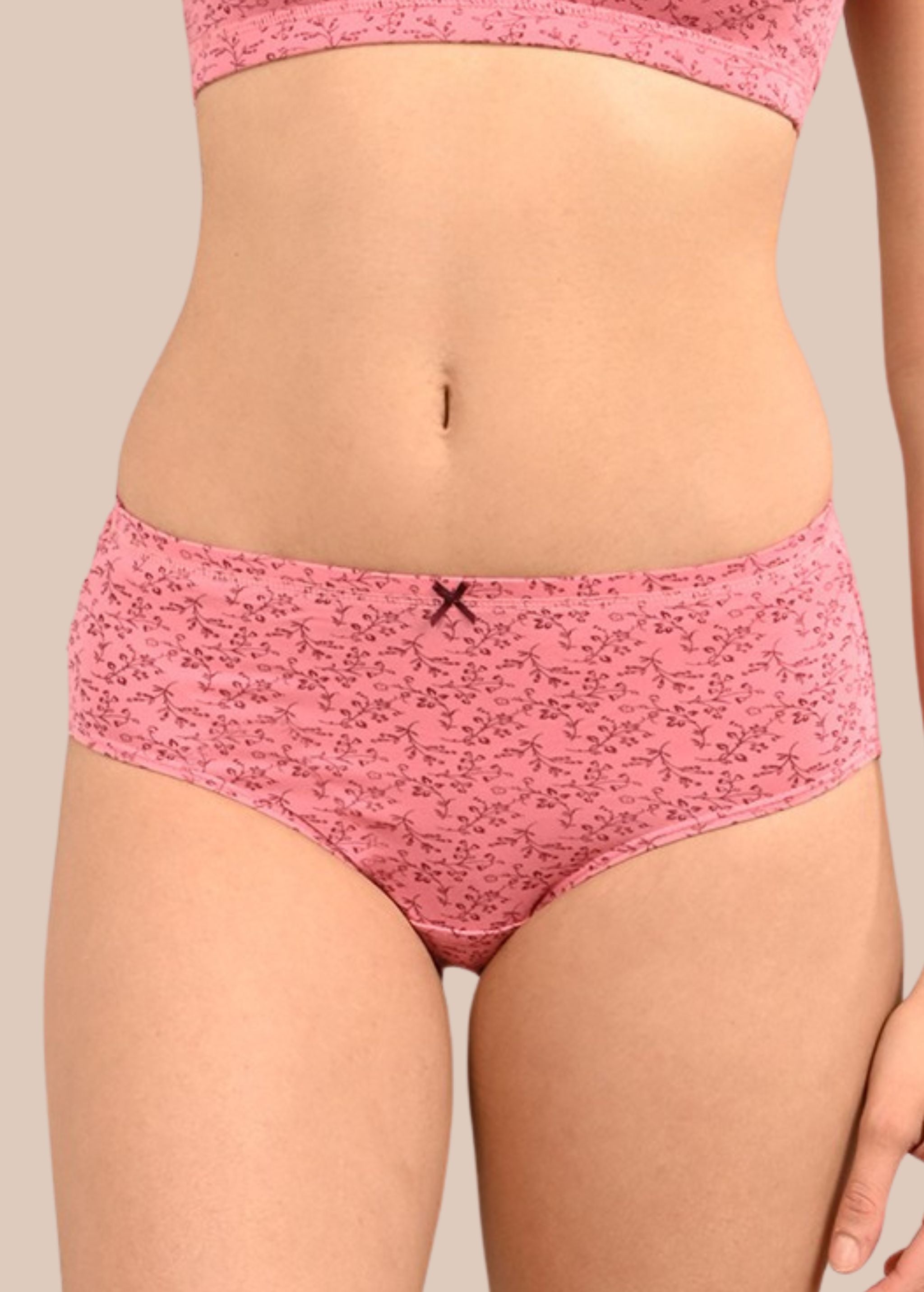 JULIA :Inner Elastic Micro Modal Comfy Forward Printed Panty