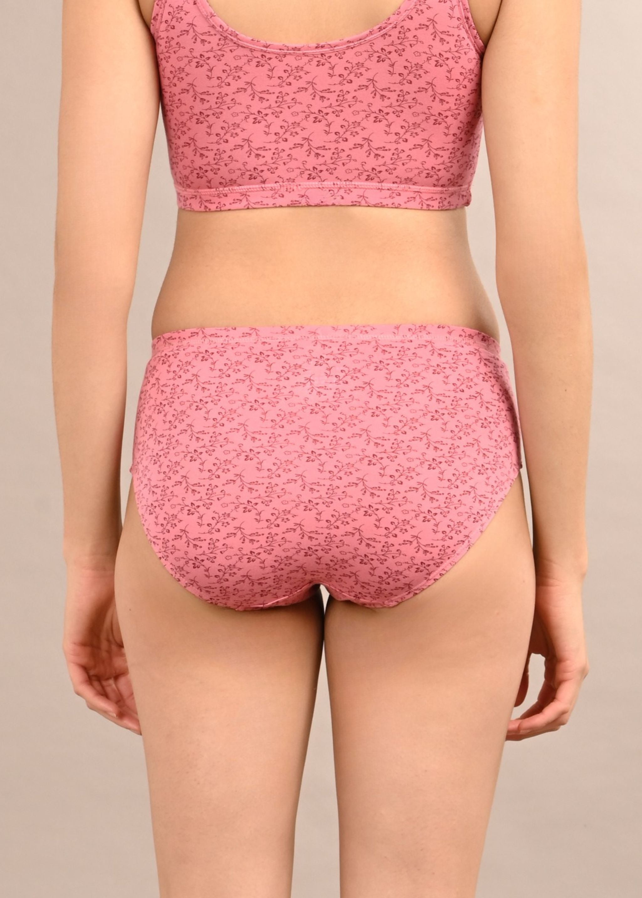 JULIA :Inner Elastic Micro Modal Comfy Forward Printed Panty