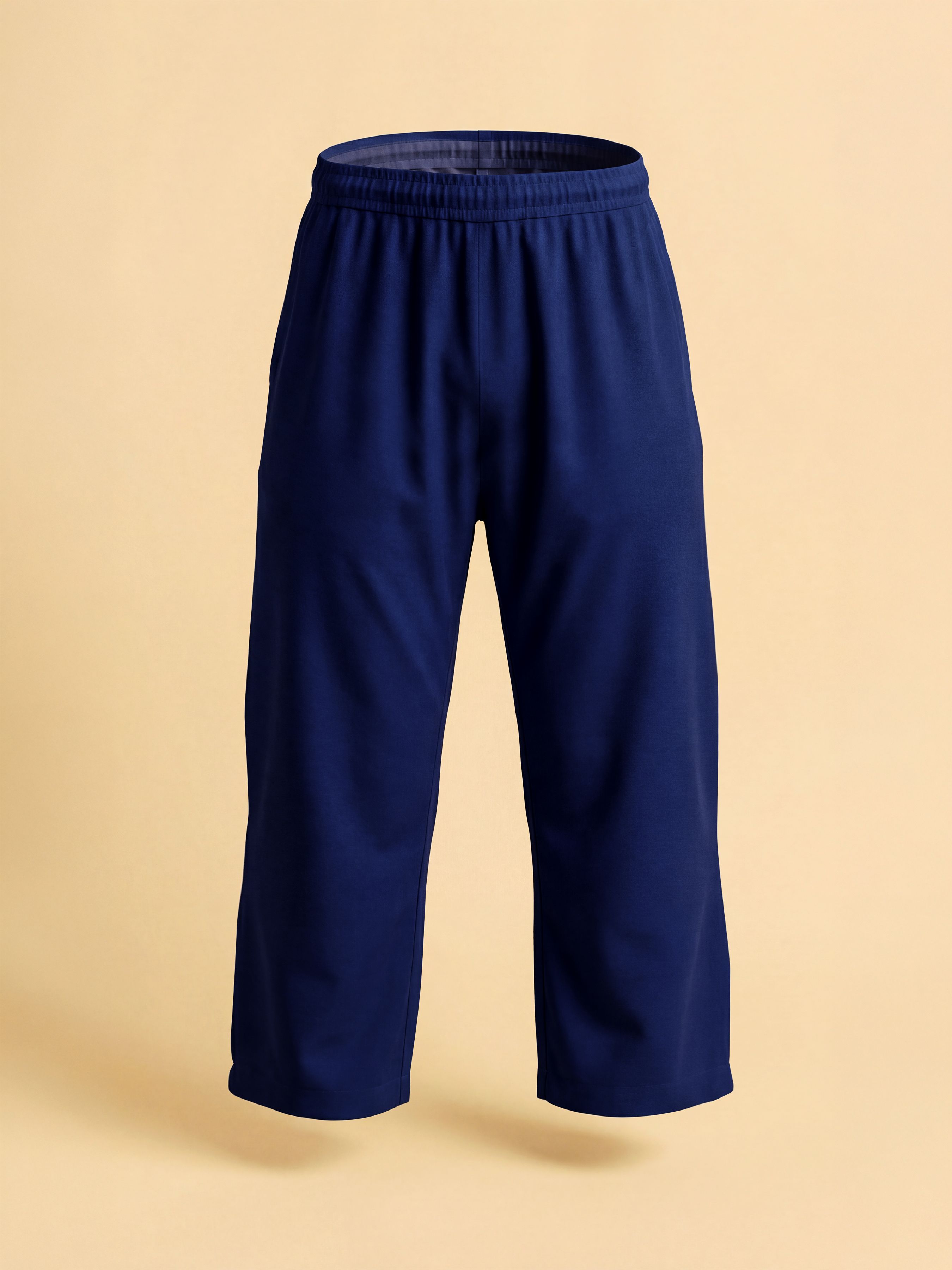 Royal Blue Viscose Kurti Set With Dupatta And Handwork Embroidery