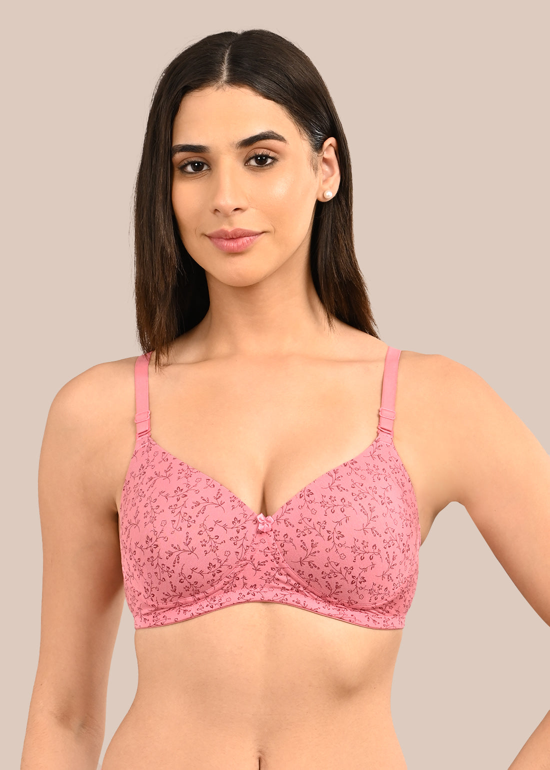 EZA :Padded Printed Bra