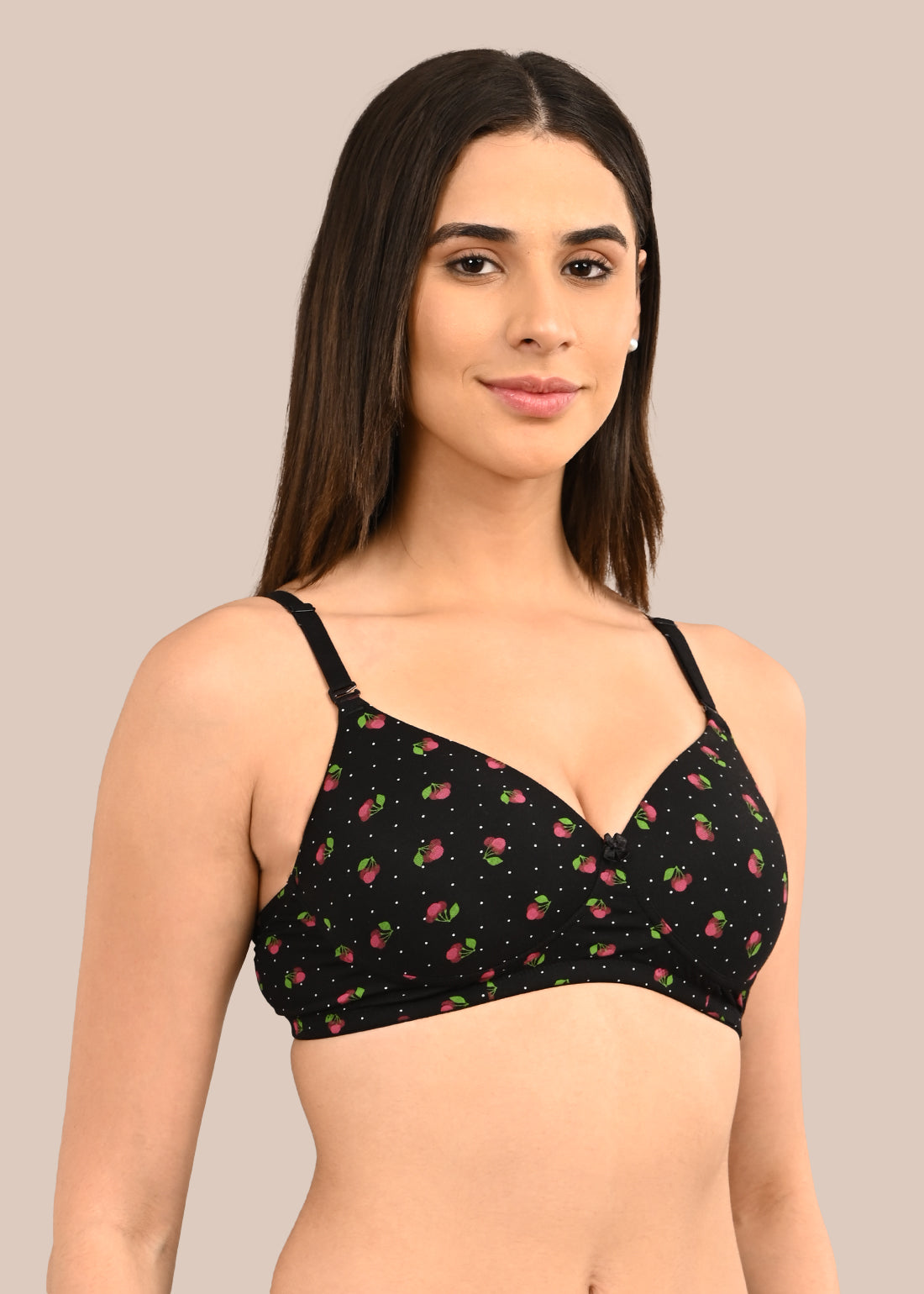 EZA :Padded Printed Bra