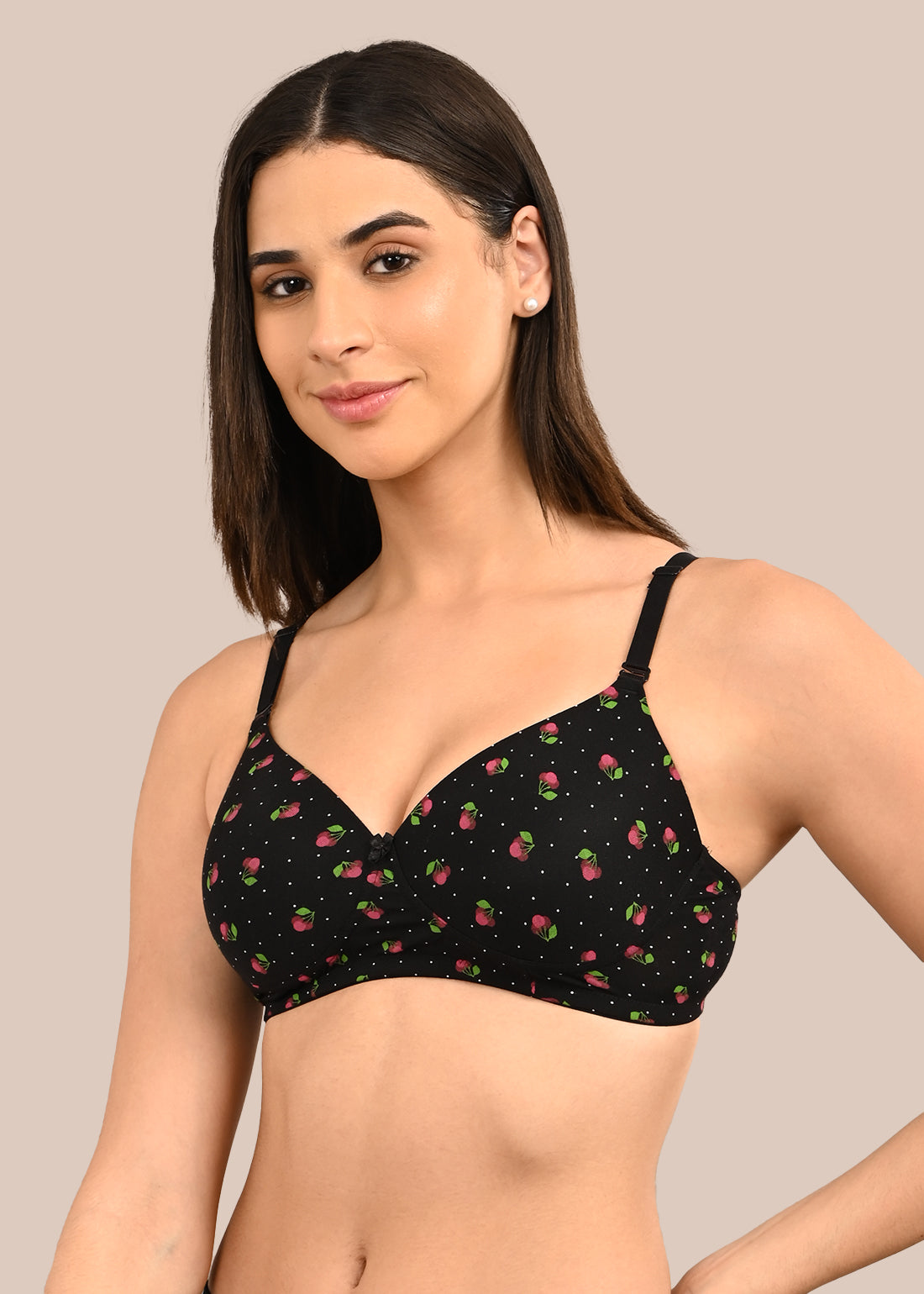 EZA :Padded Printed Bra